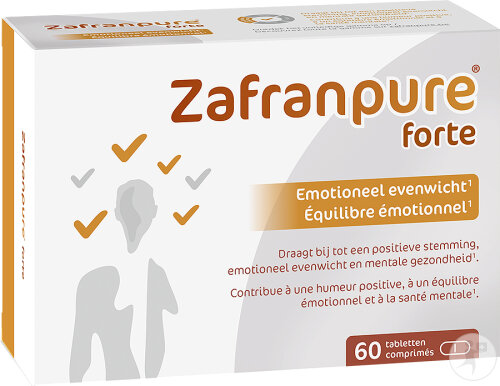 Zafranpure Forte Humeur Positive Équilibre Émotionnel Et Énergie Mentale 60 Comprimés
