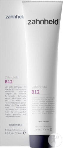 Zahnheld Dentifrice Vitamine B12 Sans Fluorure Tube 75ml