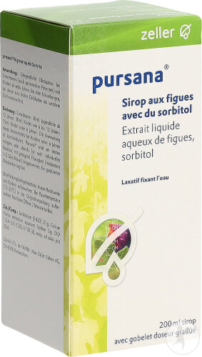 Zeller Pursana Sirop Figues Avec Sorbitol 200ml