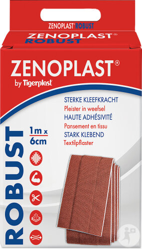 Zenoplast Robust Pansement D'Urgence En Tissu 6cm x 1m Pièce 1