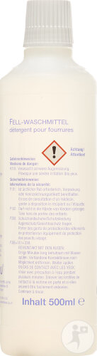 Zewi Détergent Pour Fourrures Flacon 500ml