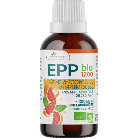 3 Chênes EPP 1200 Grapefruit Zaad Extract Bio Druppelflesje 50ml