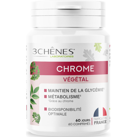 3 Chênes Plantaardig Chroom 60 Tabletten