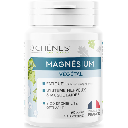 3 Chênes Plantaardig Magnesium 60 Tabletten