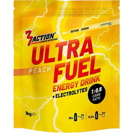 3Action Ultra Fuel Energy Drink Perzik Pouch 1kg