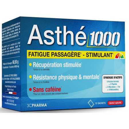3C Pharma Asthé1000 10 Zakjes