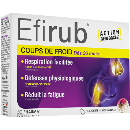 3C Pharma Efirub Verkoudheid 16 Sticks