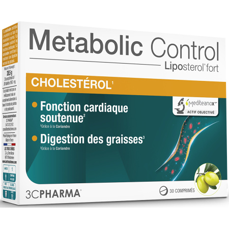 3C Pharma Metabolic Control Cholesterol 30 Tabletten