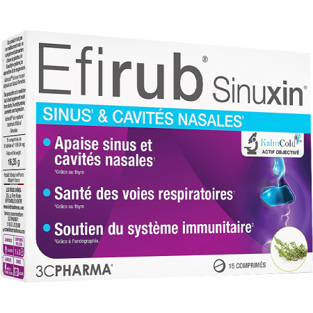 3C Pharma Efirub Sinuxin Sinussen & Neusholten 15 Tabletten