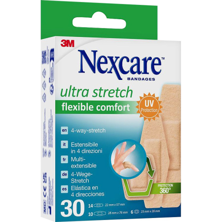3M Nexcare Ultra Stretch Flexible Comfort Pleisters 30 Stuks