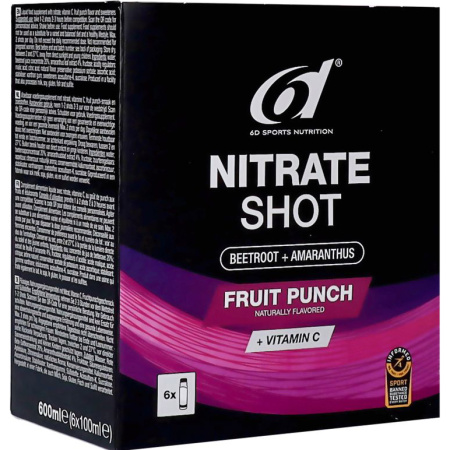 6D Sport Nutrition Nitrate Punch Fruit Shot 6x100ml