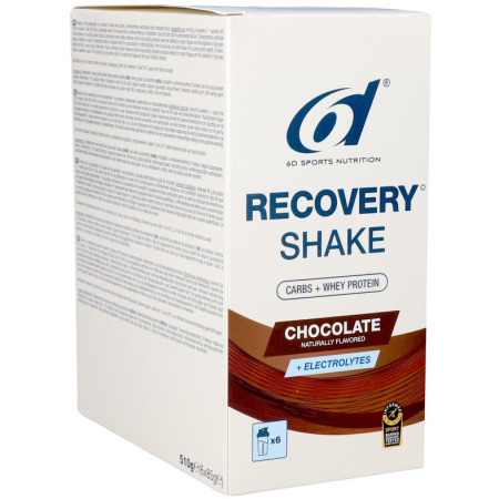 6D Sports Recovery Shake Chocolade 6x85g
