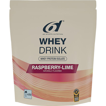 6d Whey Drink Raspberry-Lime Poeder 480g