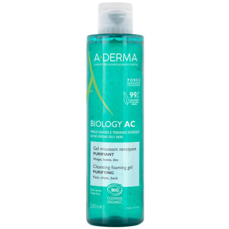 A-Derma Biology AC Zuiverende Schuimgel Bio 200ml
