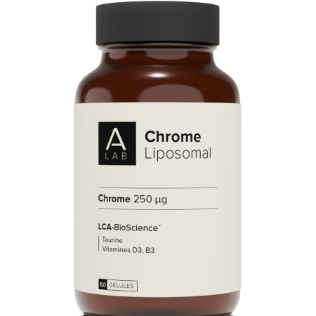 A-Lab Liposomaal Chroom 250µg Reguleert Bloedsuiker Eetlustremmer 60 Capsules