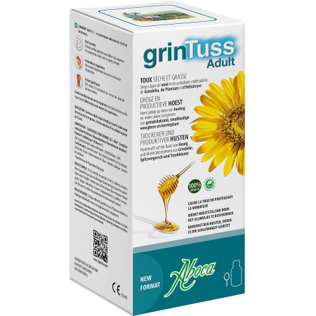 Aboca Grintuss Adult Droge En Productieve Hoest Siroop Fles 180g