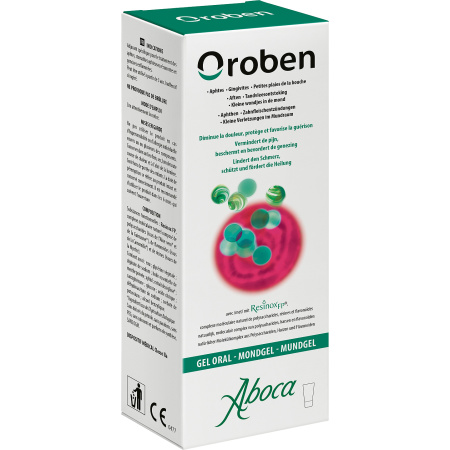 Aboca Oroben Orale Gel Tegen Aften, Gingivitis En Kleine Letsels Tube 15ml