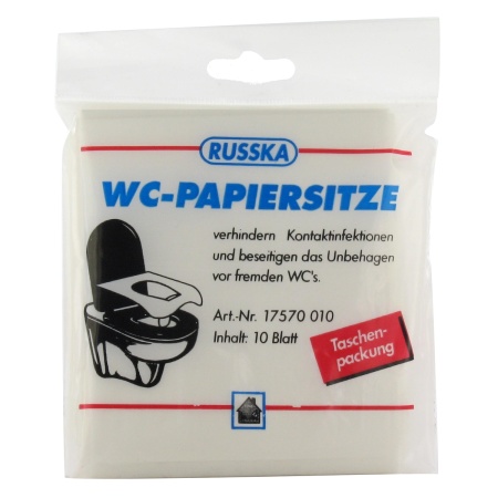 Aca WC-Bril Beschermer Papier 10 Stuks