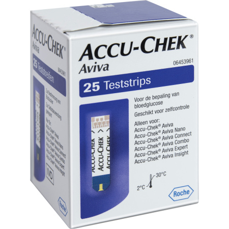 Accu-Chek Aviva Teststroken 25 Stuks (6453961016)