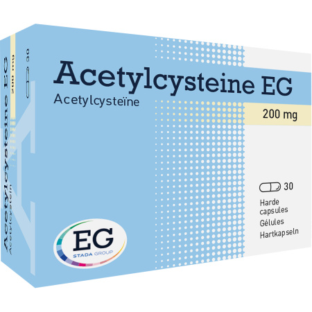 Acetylcysteine EG 200mg 30 Capsules