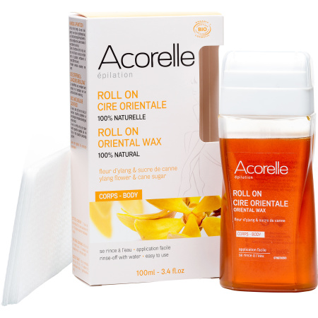Acorelle Epilation Roll-On Orientaalse Wax Voor Het Lichaam Bio 100g