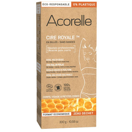 Acorelle Royal Wax Koude Was Parels Lichaam-Gezicht-Kleine Gebieden Bio 300g