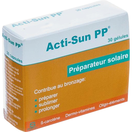 Acti-Sun PP Voor De Blootstelling Aan De Zon 30 Capsules