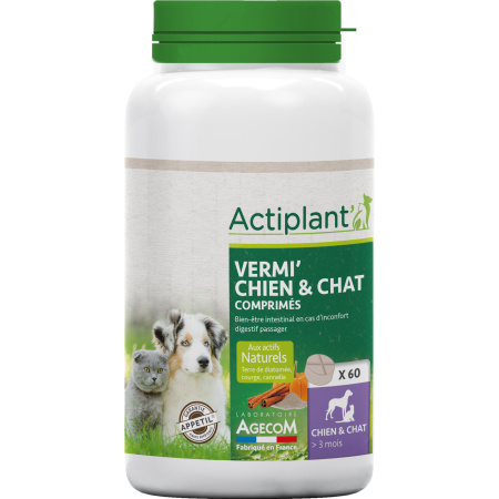Actiplant Ontworming Hond En Kat 60 Tabletten
