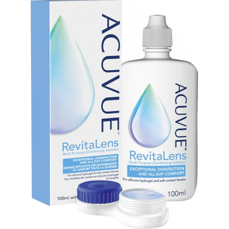 Acuvue RevitaLens Desinfectievloeistof Voor Silicone Hydrogel Lenzen Fles 100ml