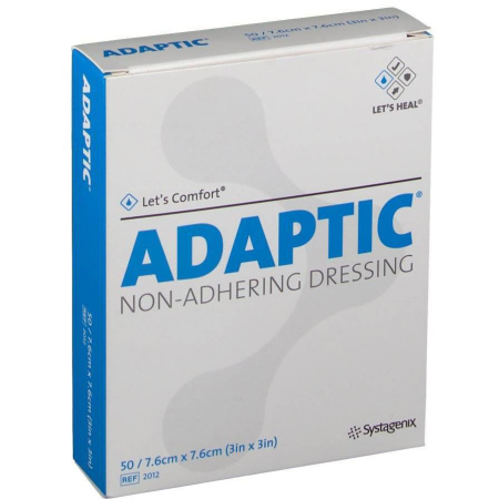 Adaptic-O7S Niet-Klevende Geïmpregneerde Compressiekous 7,5x7,5cm 1 Stuk