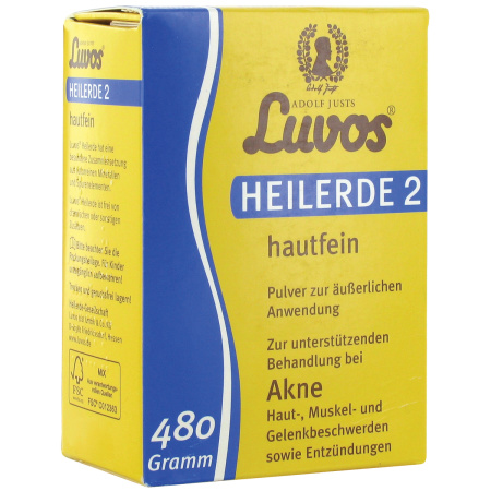 Adolf Justs Luvos Healing Earth Derma Intense Klei Voor De Huid Poeder 480g