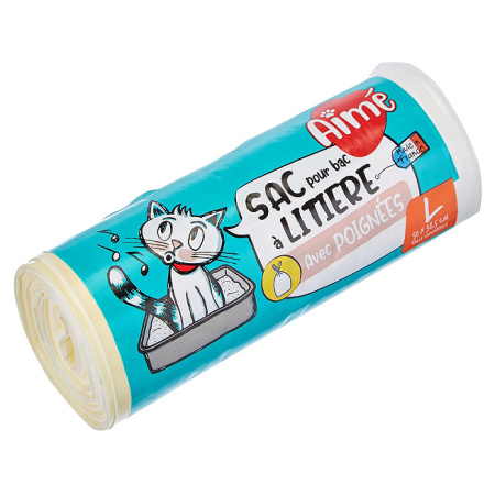 Aimé Kattenbakzakken Met Handvatten 50x38,5cm 8 Stuks