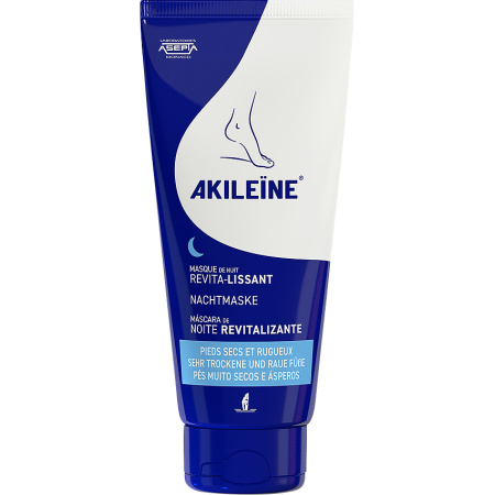 Akiléine Revita Gladmakend Nachtmasker Droge En Ruwe Voeten Tube 100ml