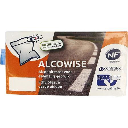 Alcowise Alcoholtester Eenmalig Gebruik 1 Stuk