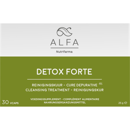 Alfa Detox Forte Depuratieve Kuur 30 Capsules