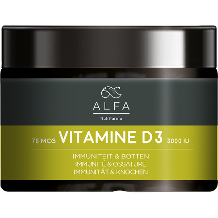 Alfa Vitamine D3 3000IU 120 Capsules