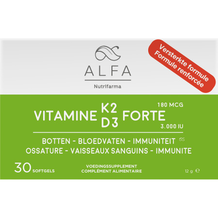 Alfa Pharma Vitamine K2D3 Forte Voedingssupplement 30 Capsules