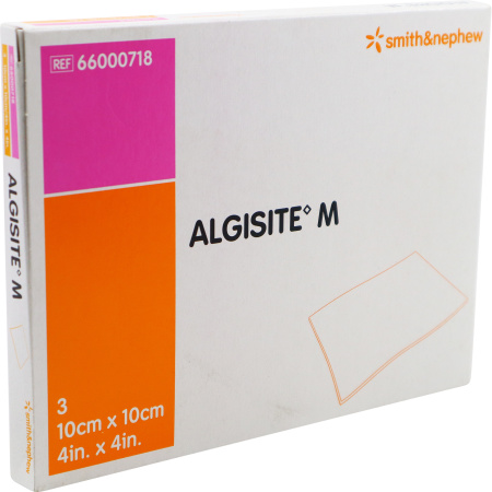 Algisite M Calcium-Alginaat Wondkompres 10x10cm 3 Stuks (66000718)