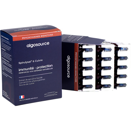 Algosource Spirulysat & Koper Ampullen 15x10ml