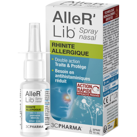 3C Pharma AlleR'Lib Neusspray Allergische Rhinitis 15ml