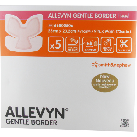 Allevyn Gentle Border Heel Pansement 5 Stuks (66800506)