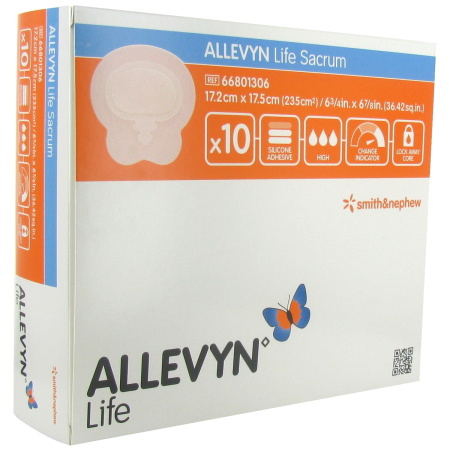Allevyn Life Sacrum Verband 17,2x17,5cm Stuks 10 (66801306)
