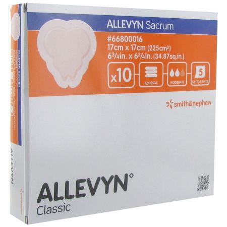 Allevyn Sacrum Hydrocellulair Verband 17cm Stuks 10 (66000700)