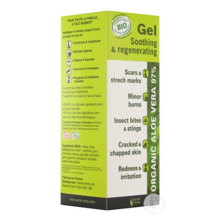Kalmerende En Herstellende Biologische Aloë Vera Gel 150ml