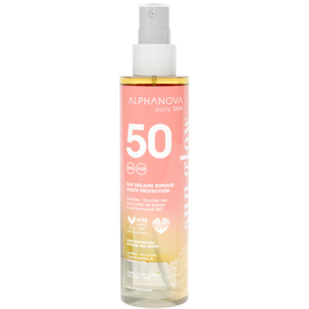 Alphanova Daily Sun Getinte Twee-Fasen Zonne-Spray SPF50 Hoge Bescherming 125ml