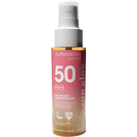 Alphanova Daily Sun Zonneolie SPF50 Gezicht Lichaam En Haar Spray 50ml
