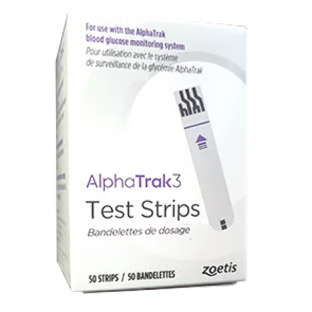 AlphaTrak 3 Bloedglucoseteststrips 50 Stuks
