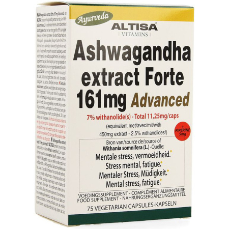Altisa Ashwagandha Forte 161mg Advanced 75 Capsules