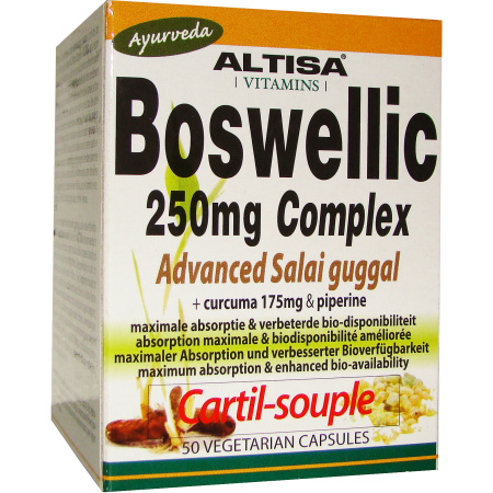 Altisa Boswellic 250mg Complex Advanced Salai Guggal 50 Vegetarische Capsules
