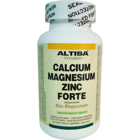 Altisa Calcium Magnesium Zinc Forte Zinc Bisglycinat 100 Tabletten